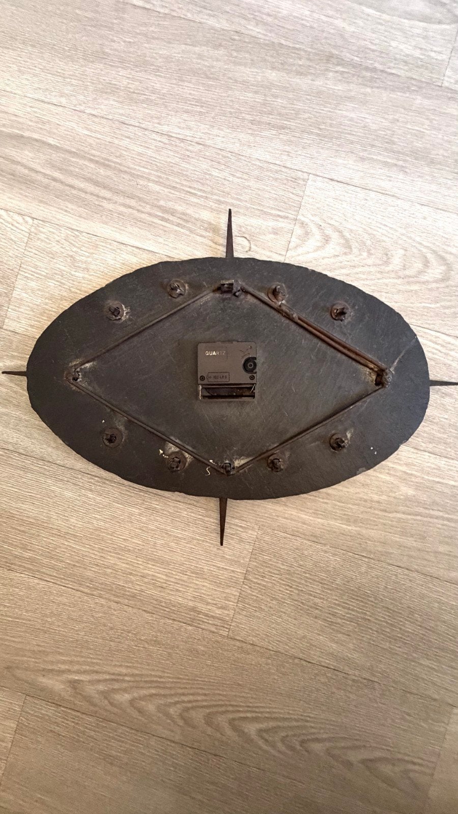horloge ardoise