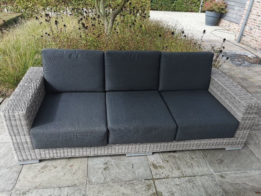 Loungeset, 5 places, Osier, Enlèvement, Utilisé
