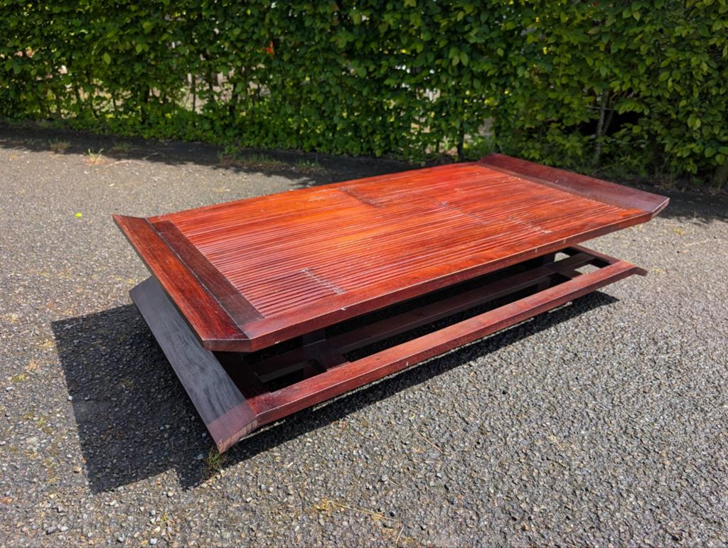 Unieke vintage salontafel, Tuin en Terras, Ophalen, Gebruikt