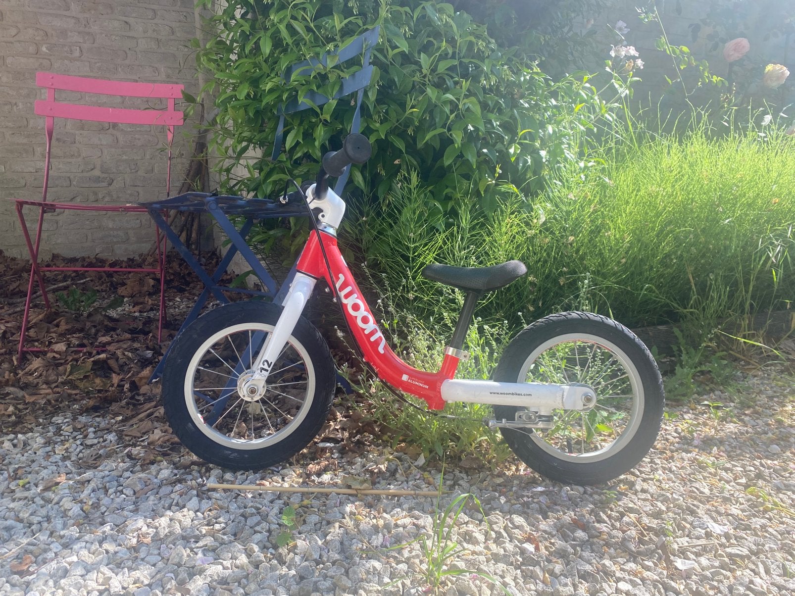 Woom bike 1 (loopfiets rood), Fietsen en Brommers, Fietsen | Kinderfietsjes, Ophalen, Zo goed als nieuw