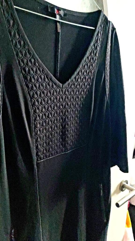 Yest, zwart jurkje met zakken, S, Kleding | Dames, Jurken, Zwart, Ophalen of Verzenden, Zo goed als nieuw, Maat 36 (S)