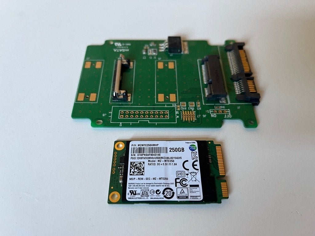 Samsung 840 EVO mSATA 250GB, Enlèvement ou Envoi, Interne, Comme neuf, Samsung