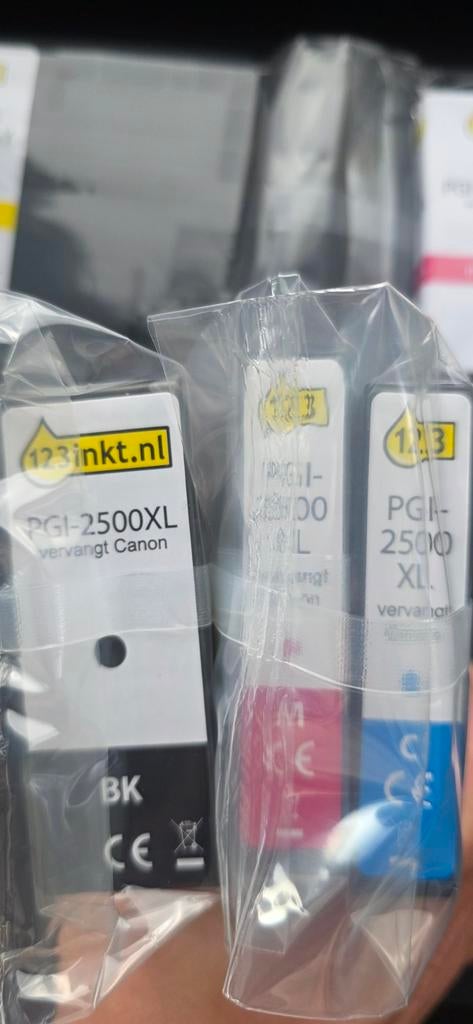 Inktpatronen pgi 2500XL, Enlèvement