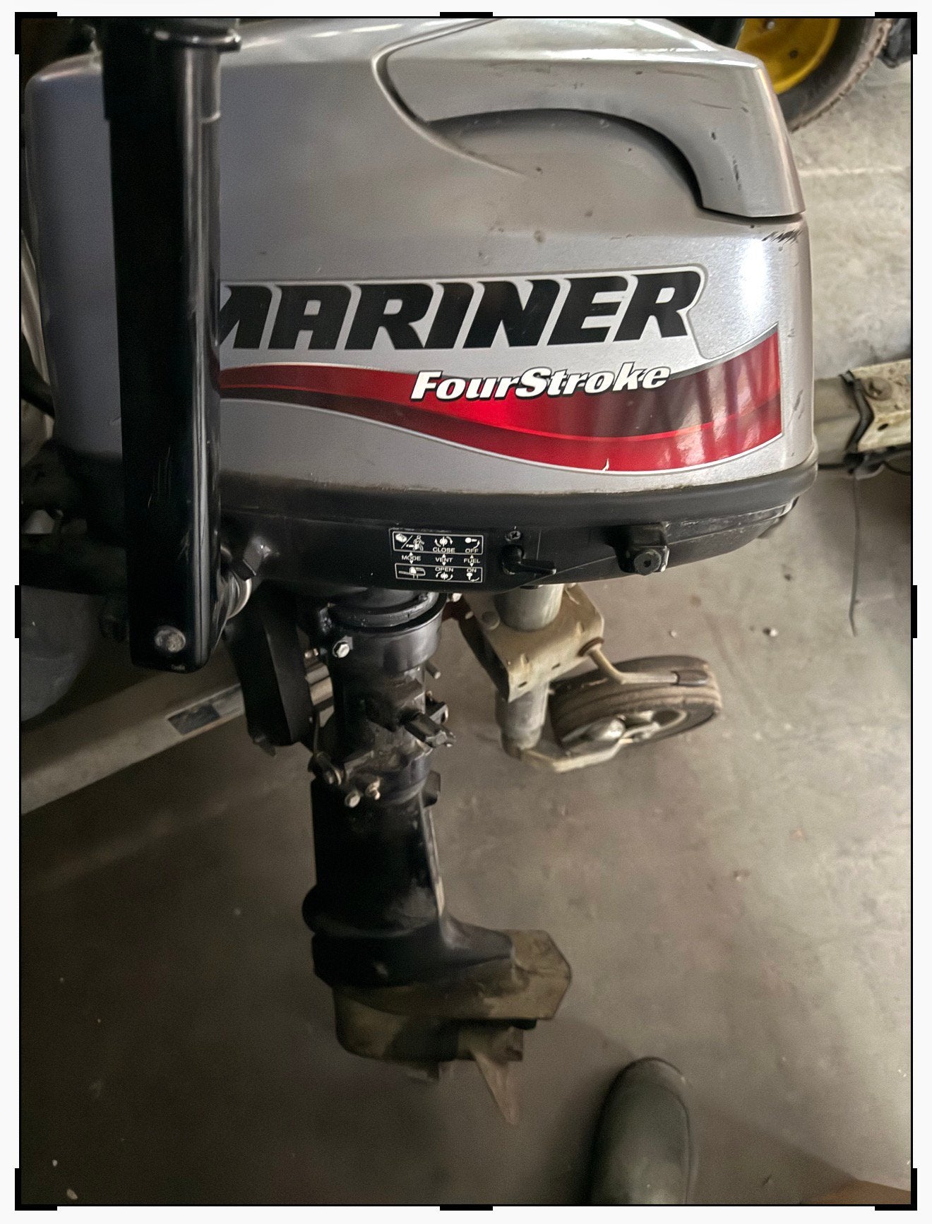 Te koop: Mariner 6 pk viertakt-buitenboordmotor, Watersport en Boten, Ophalen, Gebruikt, Buitenboordmotor