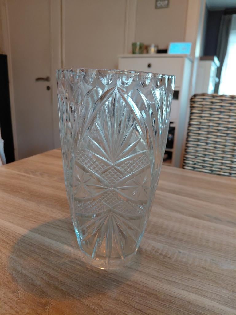 Prachtige vaas uit de jaren 70, Huis en Inrichting, Woonaccessoires | Vazen, Ophalen, Zo goed als nieuw, Glas