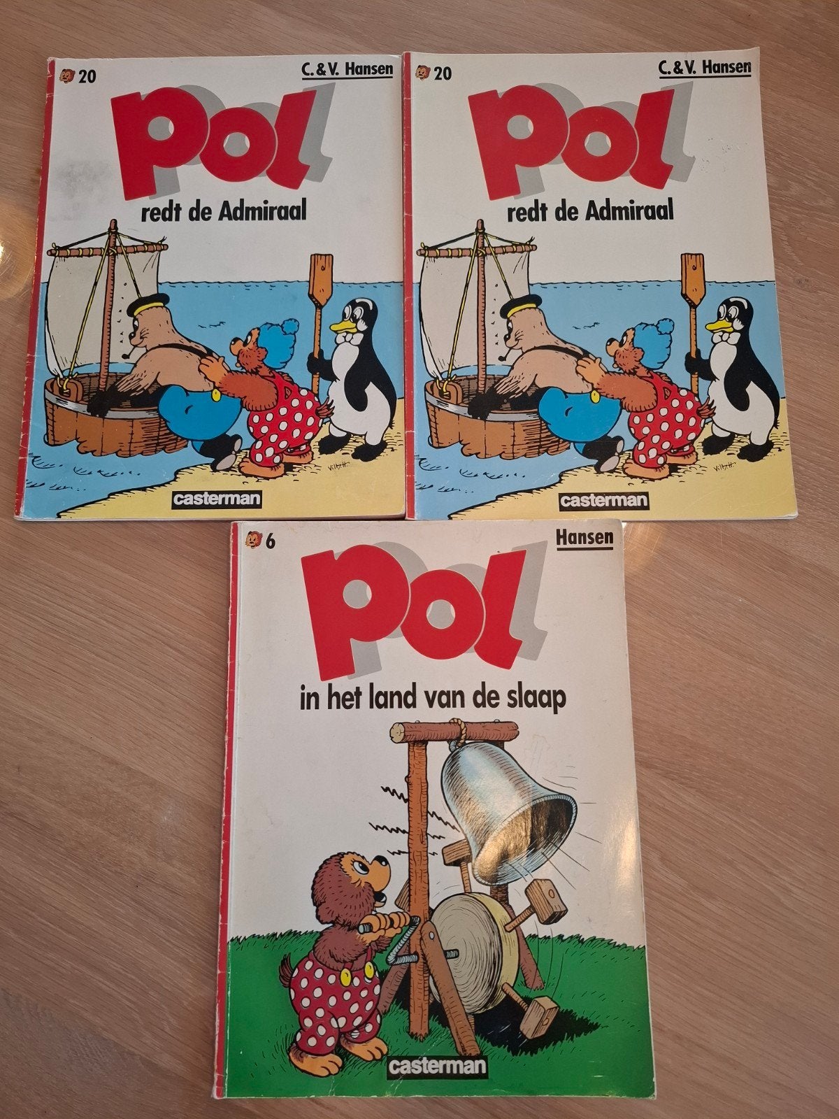Strips Pol, Boeken, Meerdere stripboeken, Ophalen of Verzenden, Gelezen, Hansen