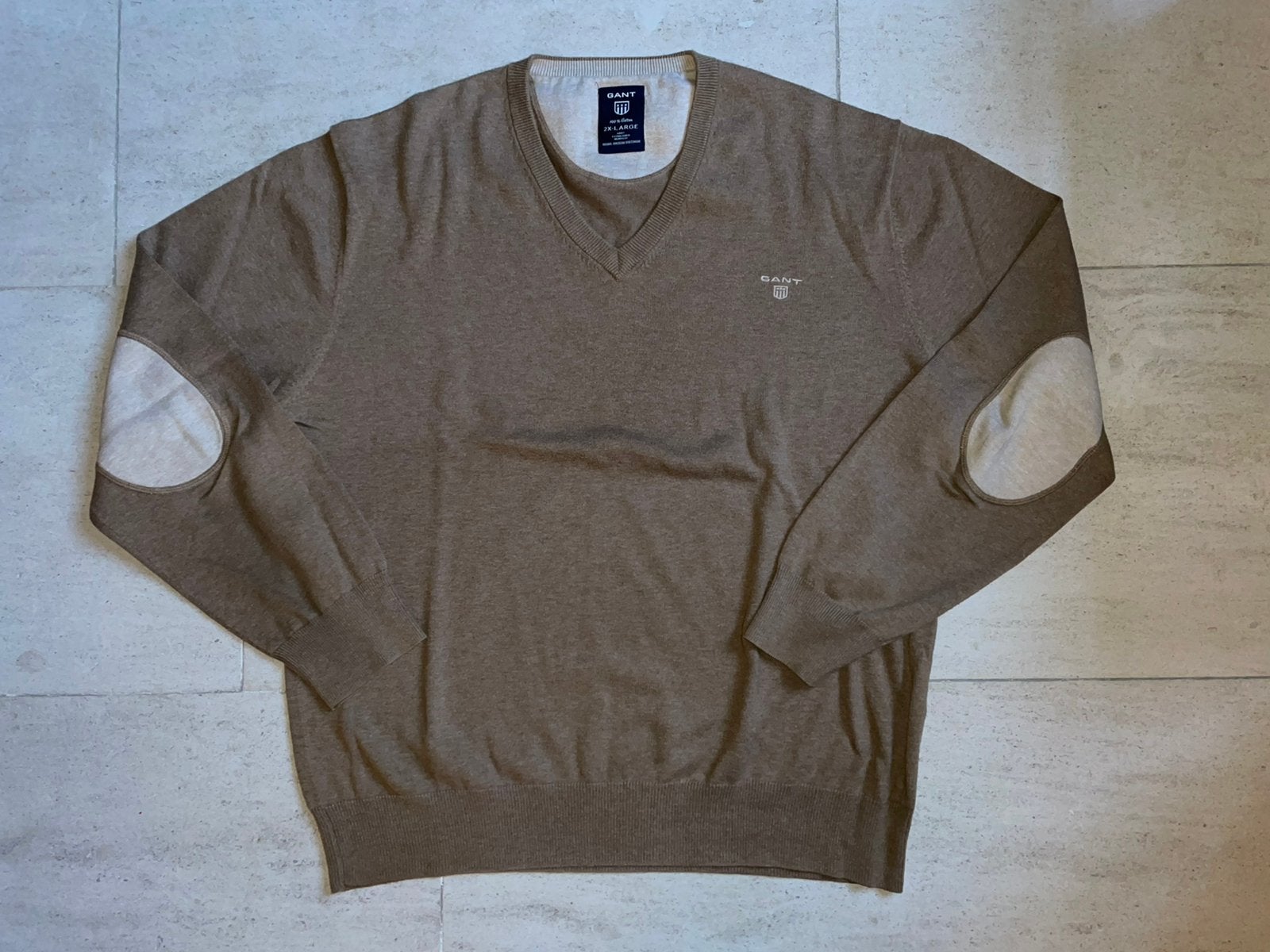 Lichtbruine trui Gant maat XXL, Vêtements | Hommes, Enlèvement ou Envoi, Beige, Comme neuf, Autres tailles