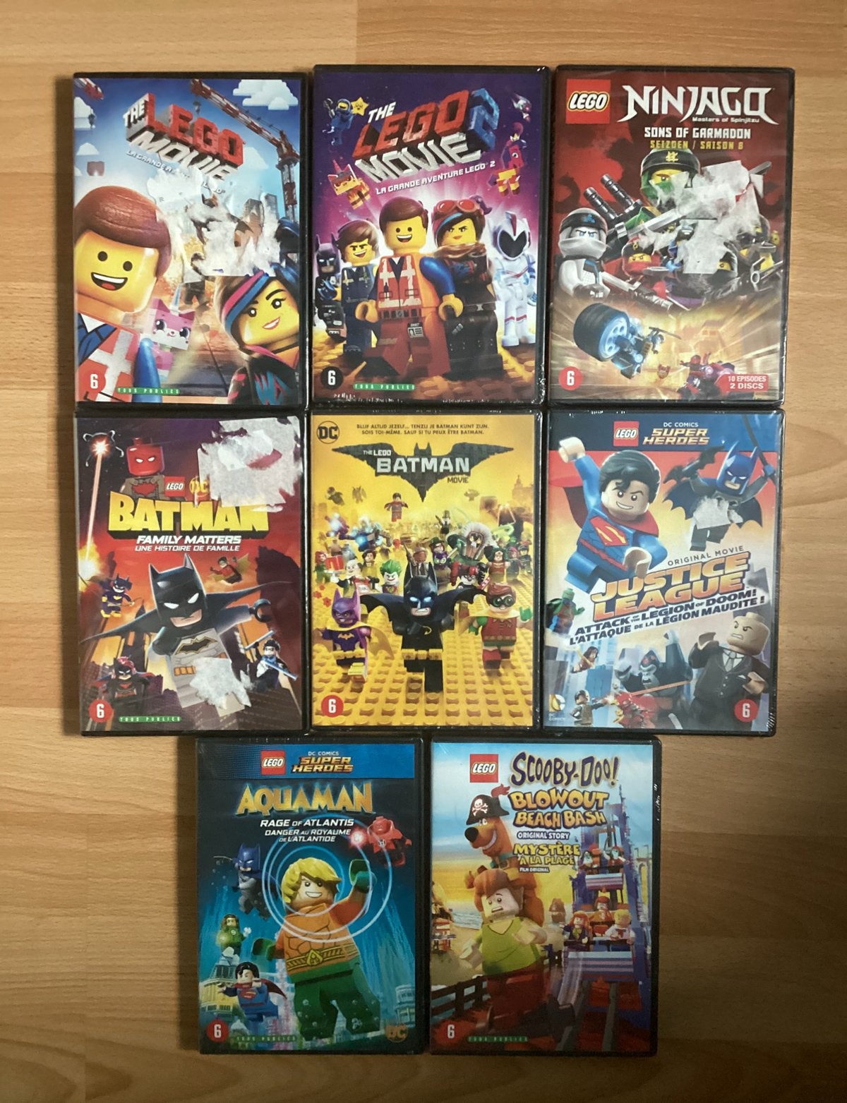 Verzameling dvd’s Lego - Nieuw, Vanaf 6 jaar, Ophalen of Verzenden, Nieuw in verpakking