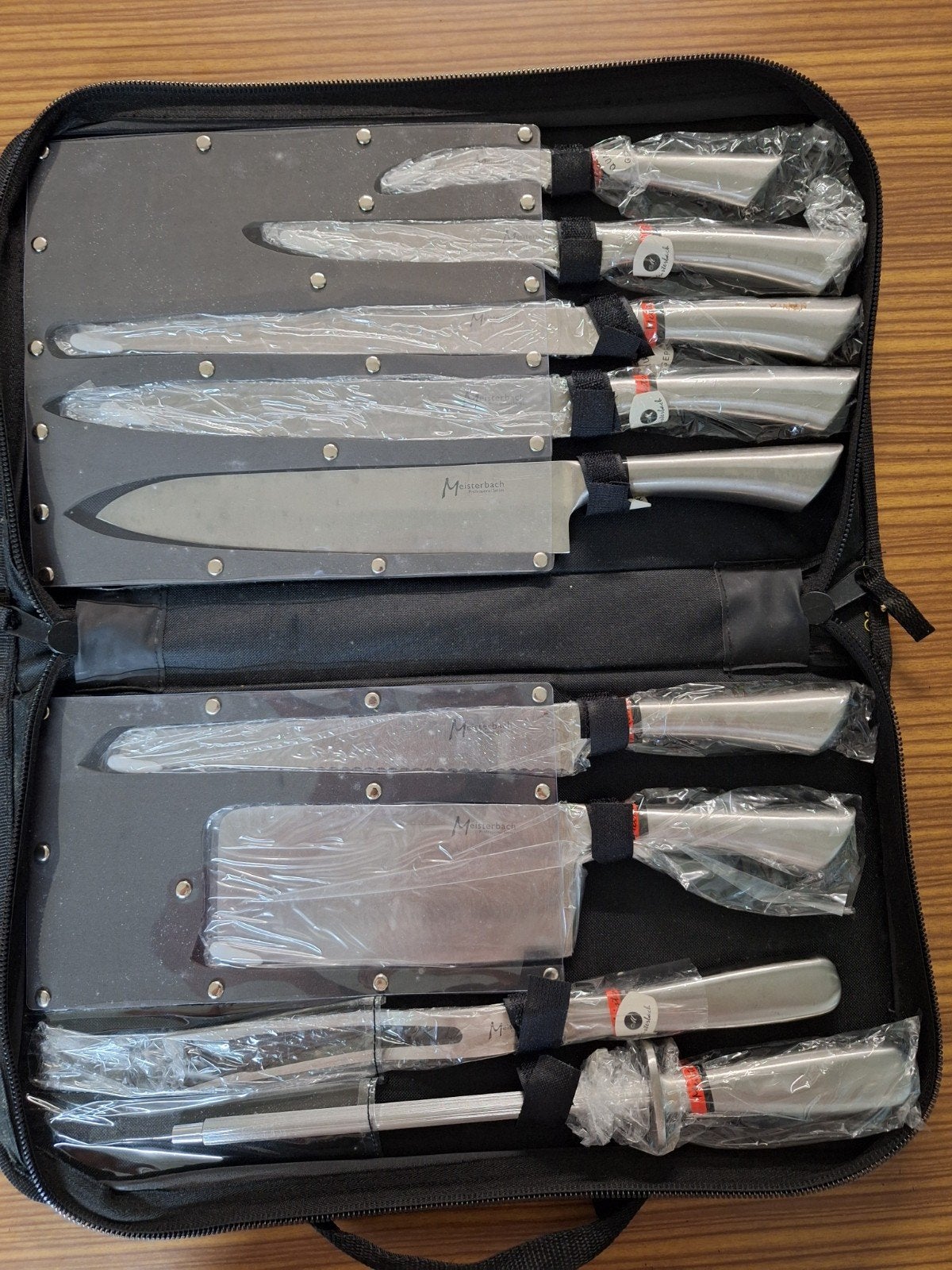 Meisterbach messenset 10-delig. Nieuw., Huis en Inrichting, Ophalen