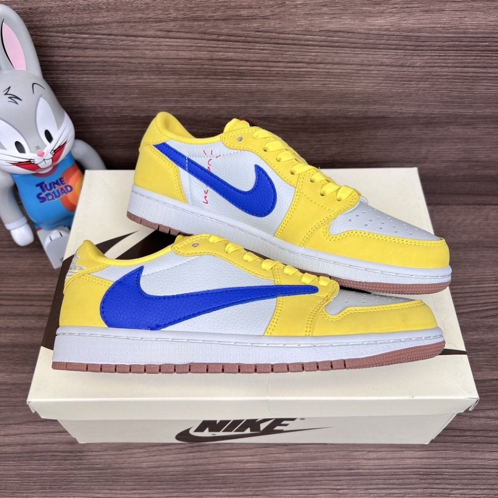 Nike Air Jordan 1 Low Travis Scott Canary, Envoi, Neuf, Autres couleurs, Baskets