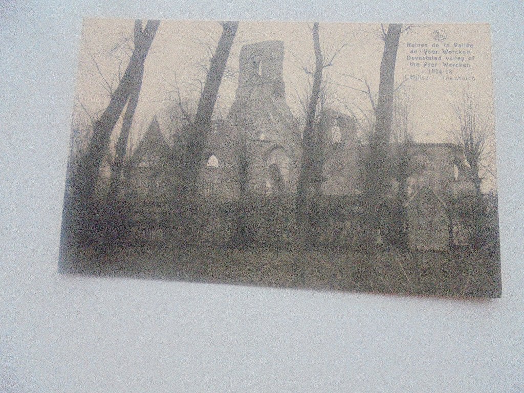 yser-wercken ruines 1914-18 dekerk, Collections, Envoi, Avant 1920, Non affranchie, Flandre Occidentale