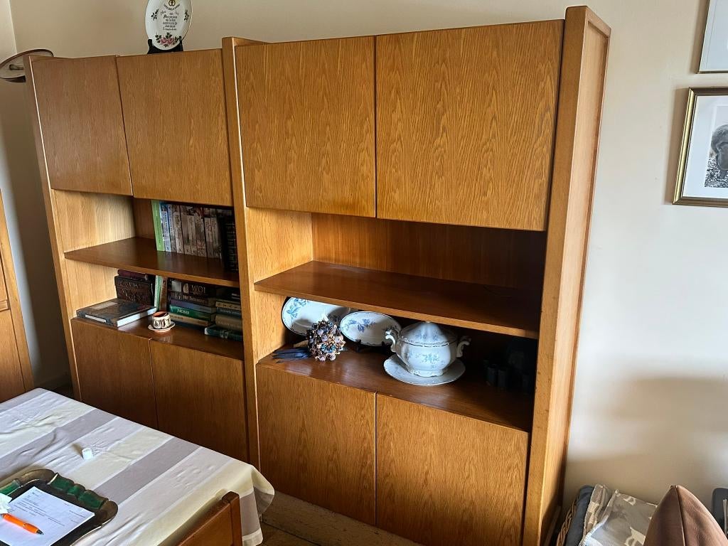 Vintage kasten, Ophalen, Gebruikt, Overige houtsoorten, Met deur(en)