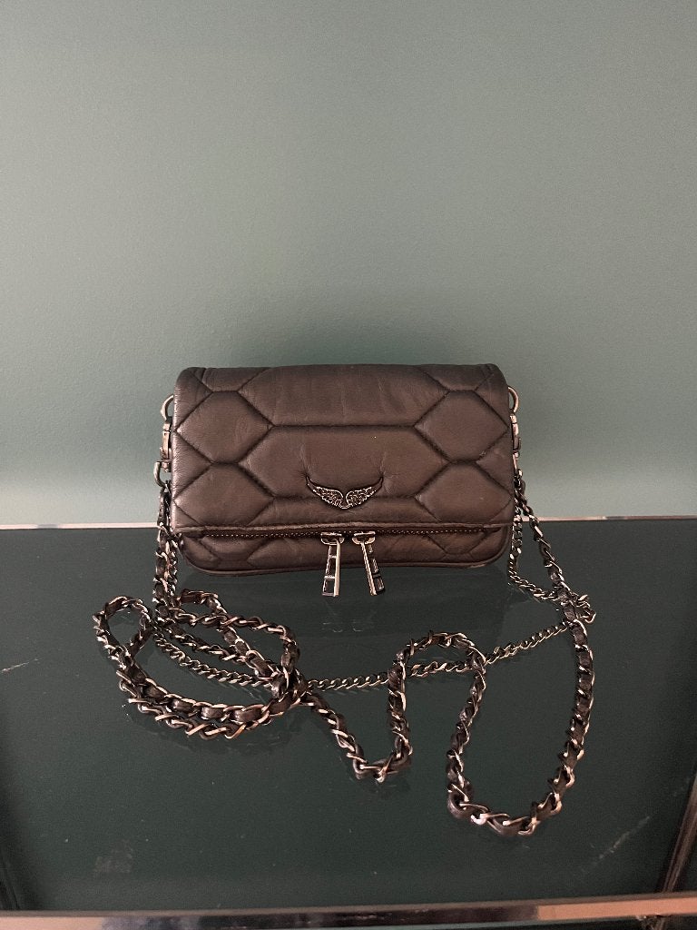 Zadig and voltaire schoudertas handtas, Handtassen en Accessoires, Tassen | Schoudertassen, Overige merken, Gebruikt, Zwart, Ophalen of Verzenden