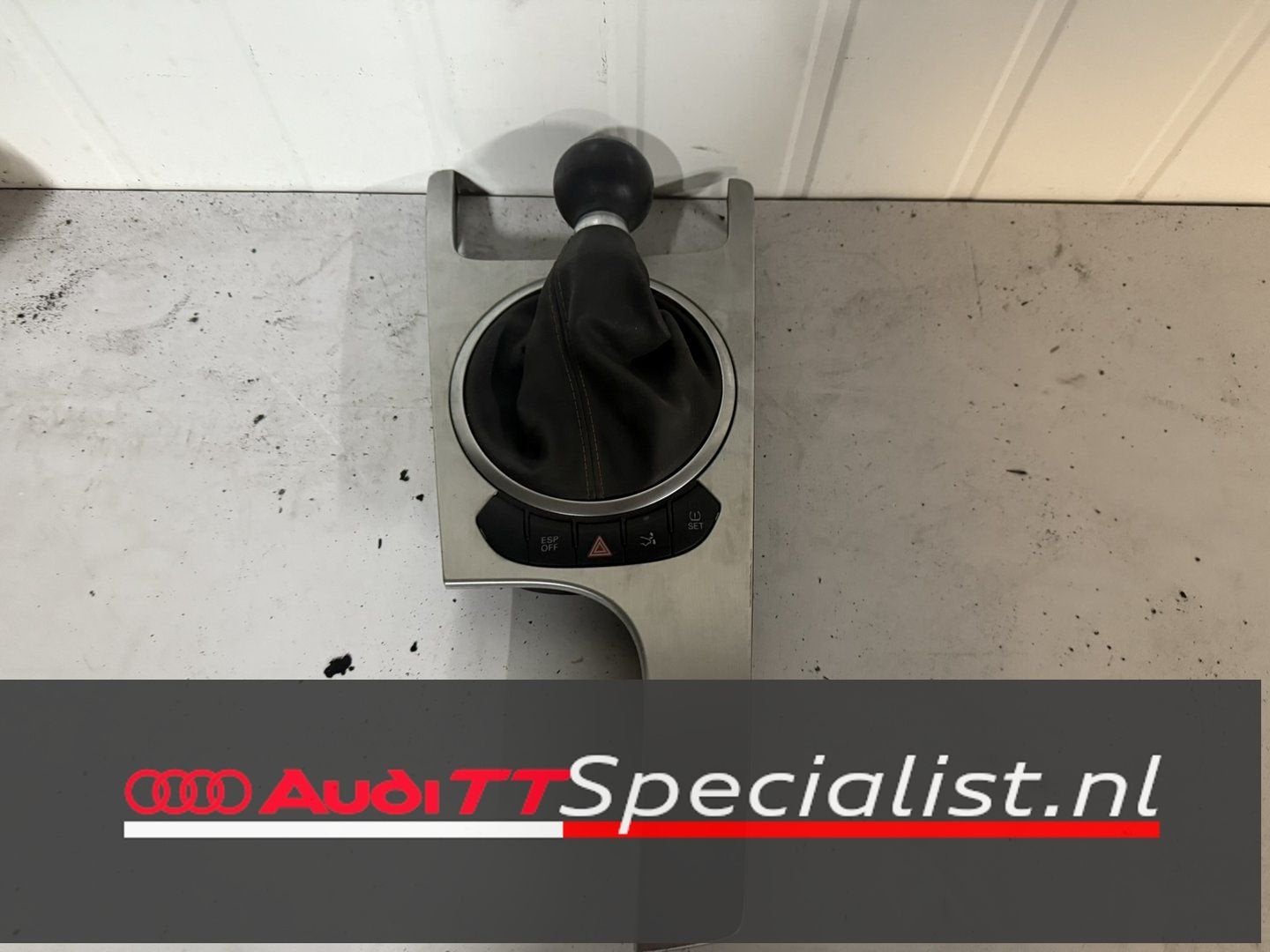 Versnellingspookhoes met knop Audi TT MK2 8J, -, Audi, Utilisé, -