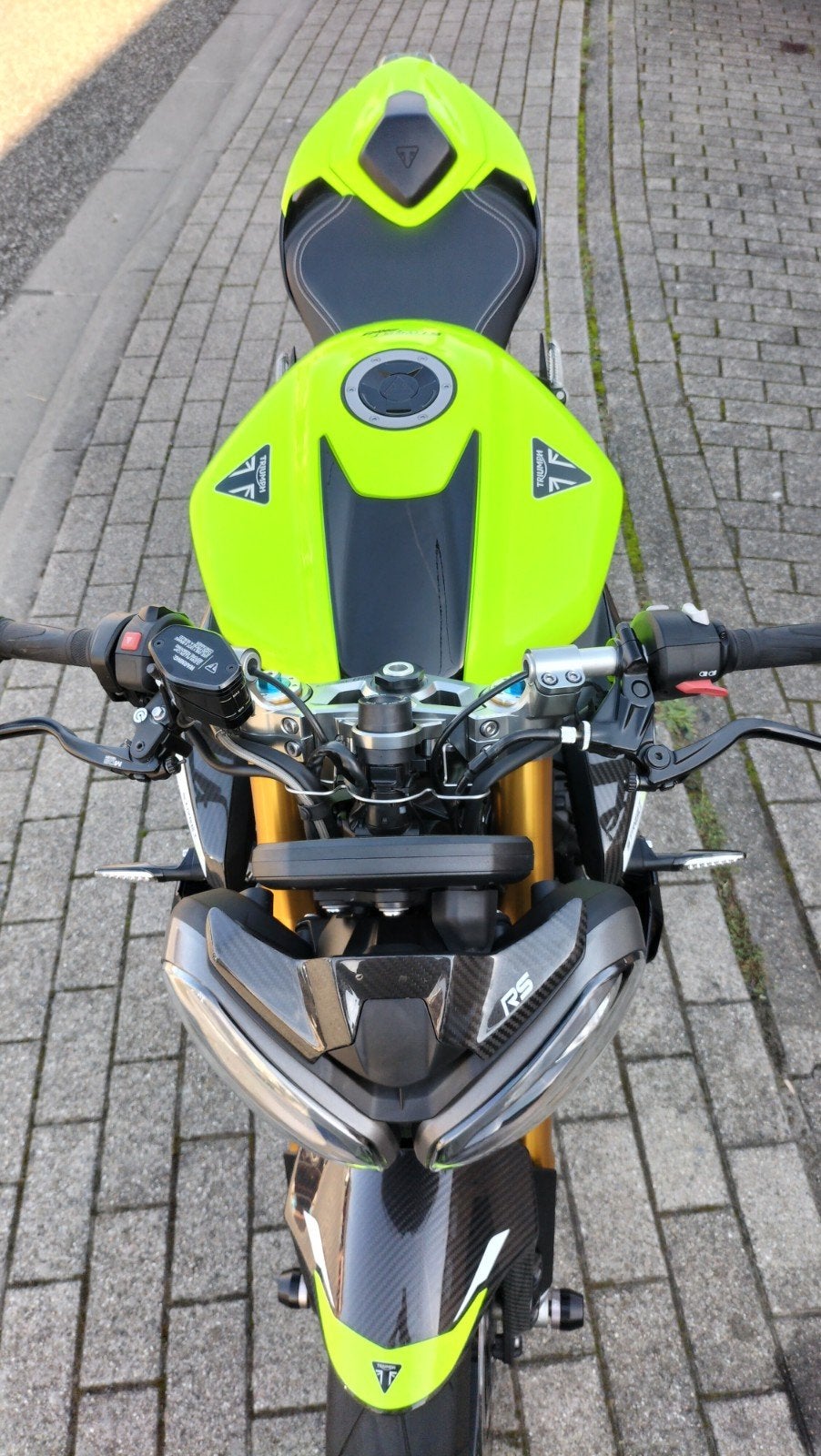 Triumph street triple 765 RS édition MOTO 2, Entreprise, Neuf, Poignées chauffantes