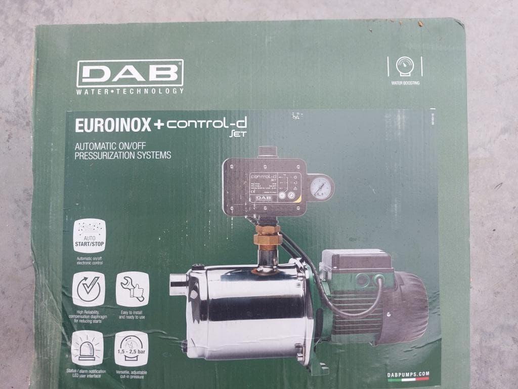 Nieuwe regenpomp DAB Euroinox + Control-D jetpomp, Tuin en Terras, Ophalen, Nieuw, Elektrisch