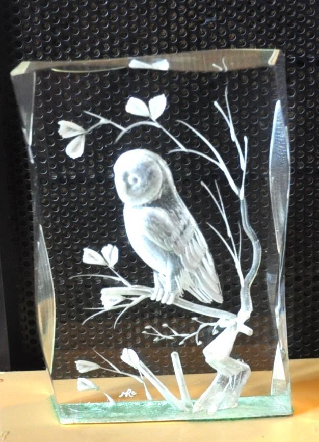 presse papier bloc scuplture inversée hibou, Enlèvement ou Envoi
