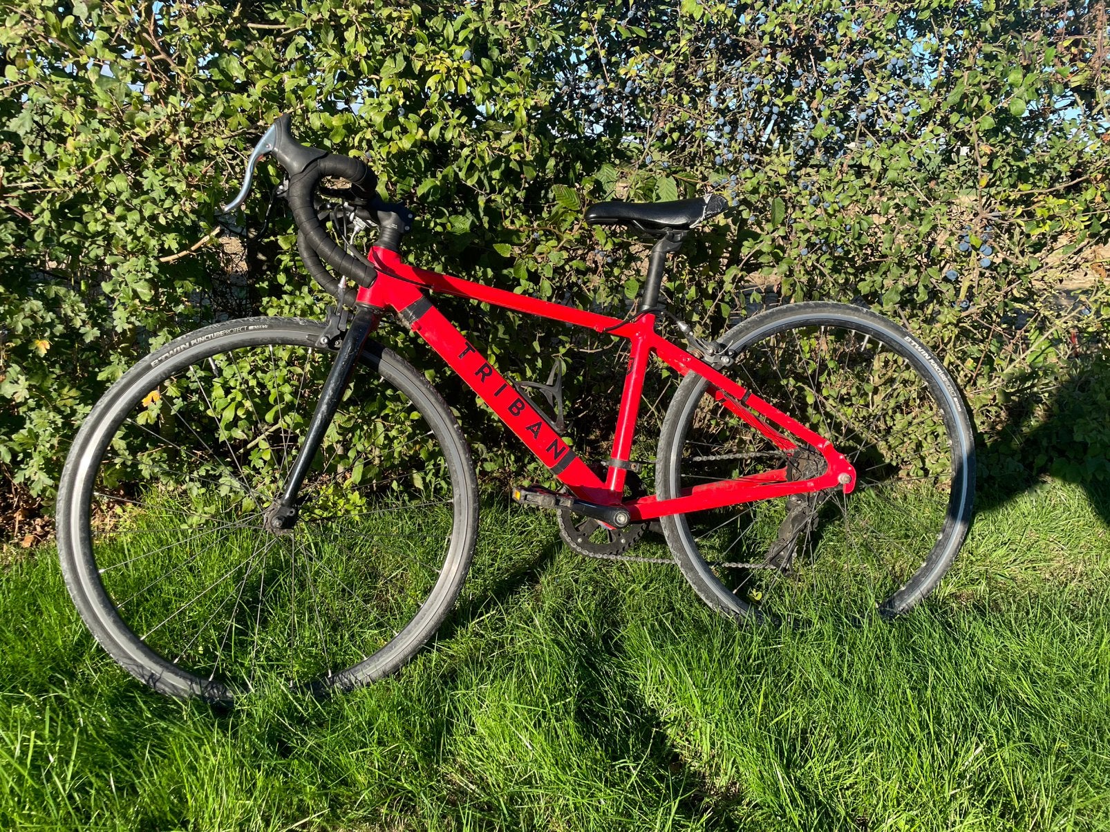 Koersfiets kind, Fietsen en Brommers, Ophalen, Gebruikt, Handrem, Schijfrem