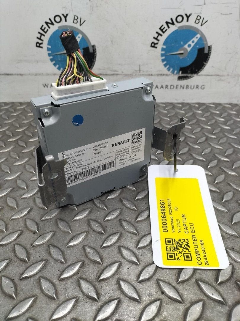 RENAULT CAPTUR COMPUTER ECU 284A24018R 2025, Ophalen of Verzenden, Gebruikt, ARN erkend
