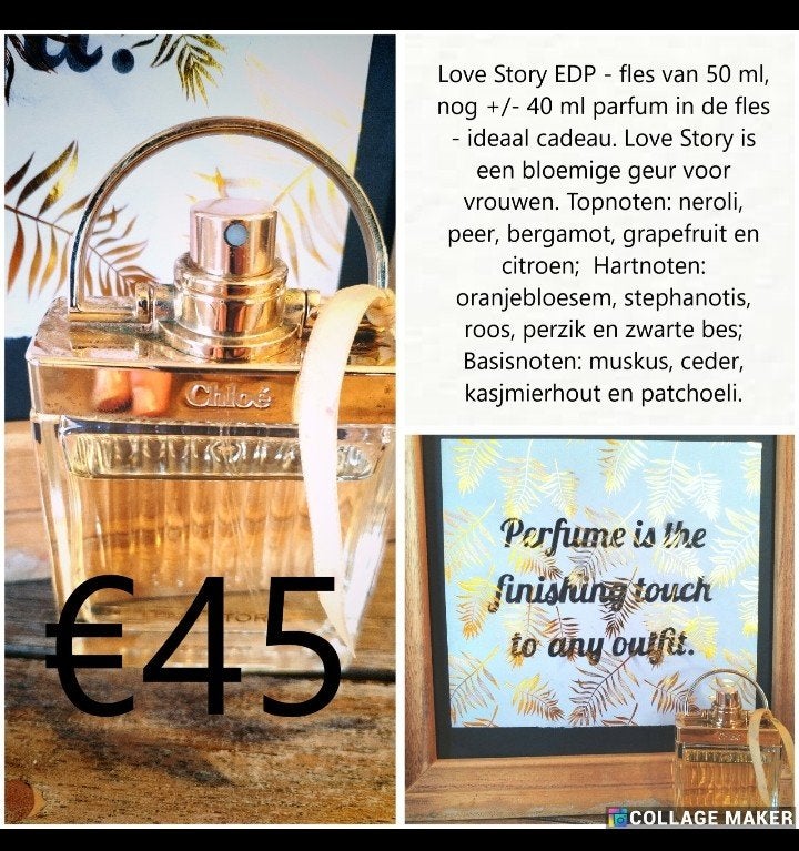 Chloe Love story EDP 40ML, Enlèvement ou Envoi, Utilisé