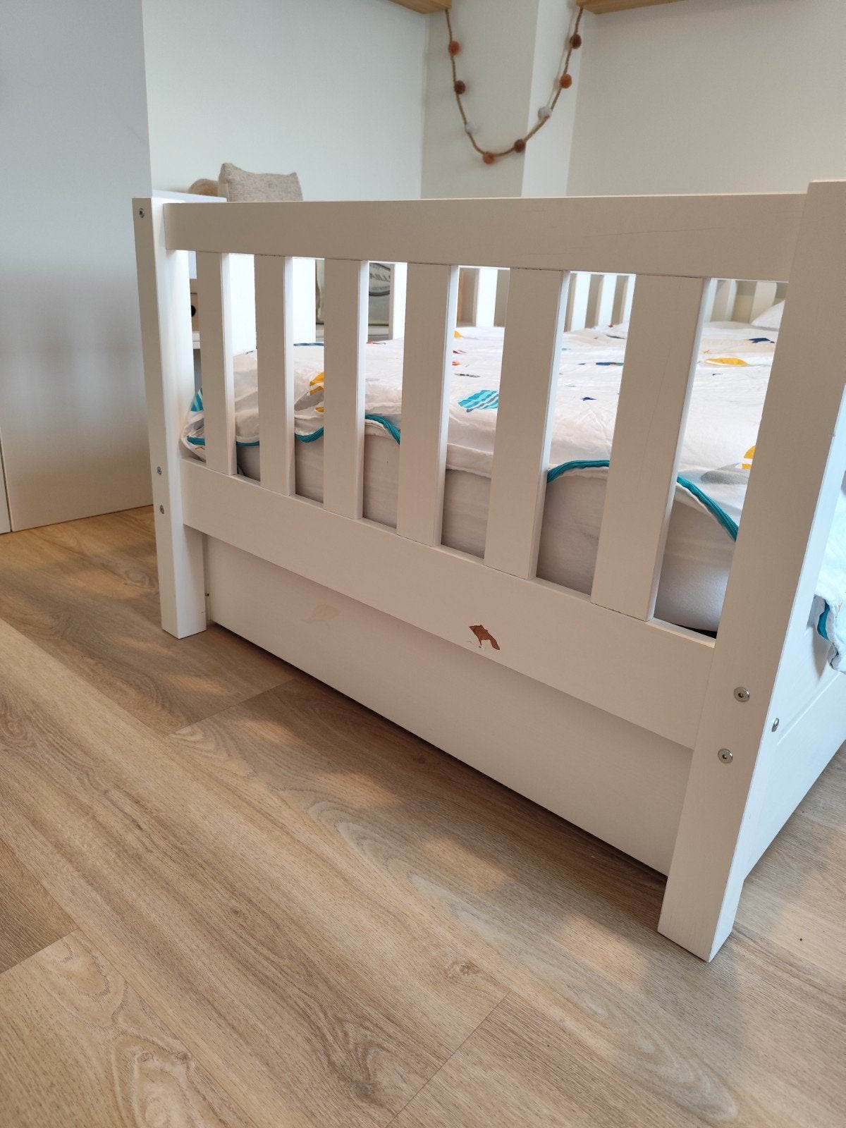 1 persoons kinderbed met slaaplade, 85 à 100 cm, Sommier à lattes, Enlèvement, 180 cm ou plus