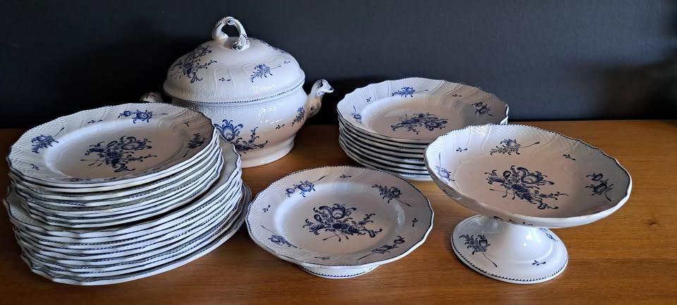 Ancien service BOCH Frères Keramis - 40 Pièces, Enlèvement