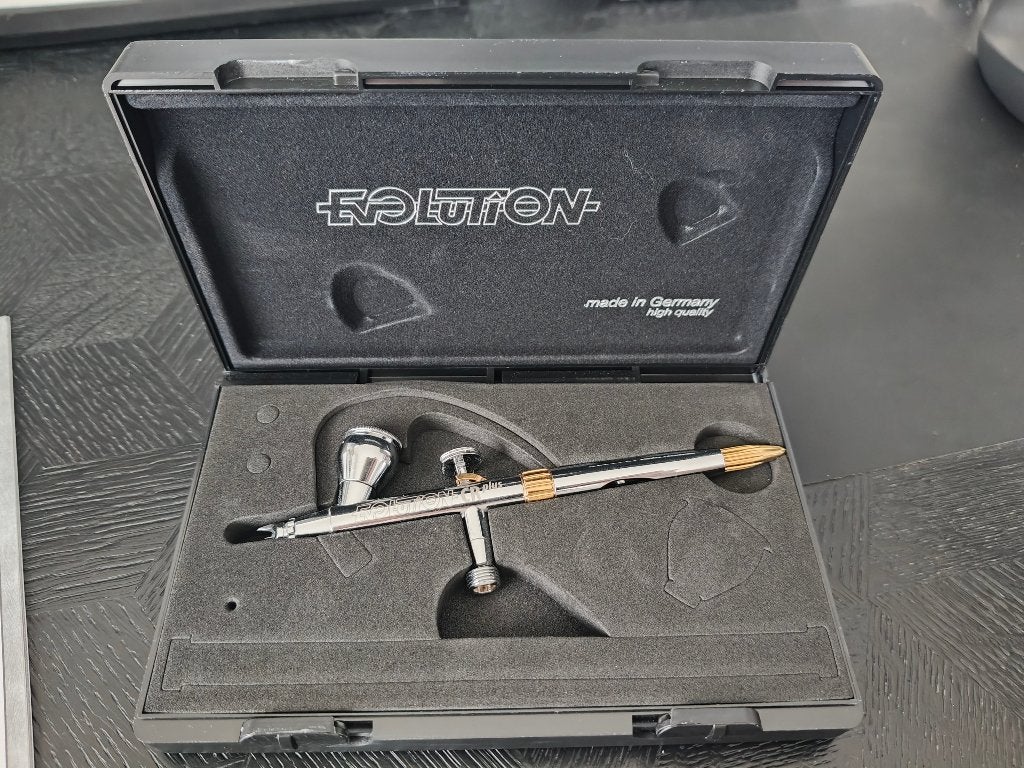 Airbrush Harder & Steenbeck Evolution CR Plus Solo, Ophalen of Verzenden, Zo goed als nieuw, Airbrush en Accessoires