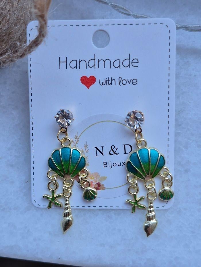 Boucles d'oreilles, Bijoux, Sacs & Beauté, Boucles d'oreilles, Enlèvement ou Envoi, Neuf, Autres couleurs, Puces ou Clous