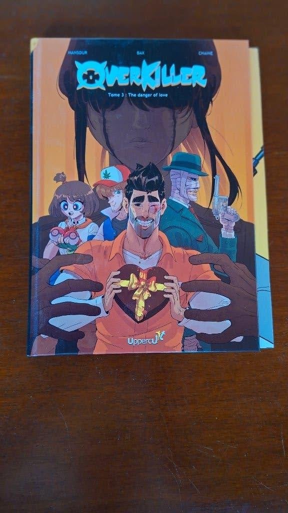 BD overkiller rodolphe bax + dedicace +art book +autocollant, Livres, Neuf, Une BD, Bax, Envoi