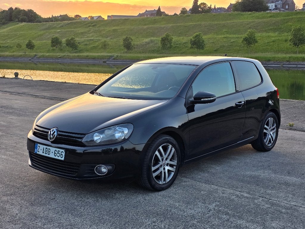 Volkswagen Golf VI 1.2 TSI Trendline, Euro 5, Zwart, Navigatiesysteem, Zwart