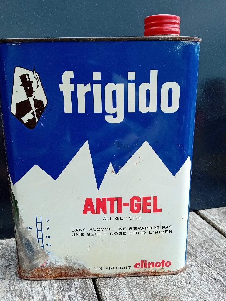Boîte rare d'antigel Frigido, Collections, Enlèvement ou Envoi, Utilisé