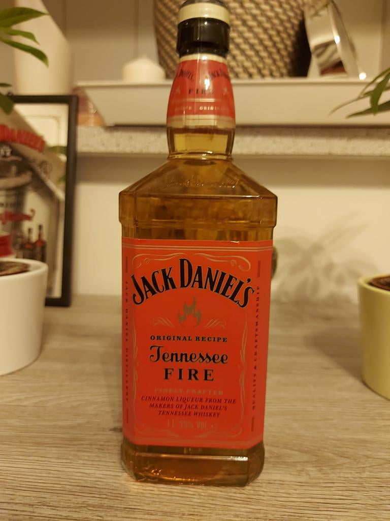 Jack Daniels fire 1 liter, Verzamelen, Wijnen, Ophalen