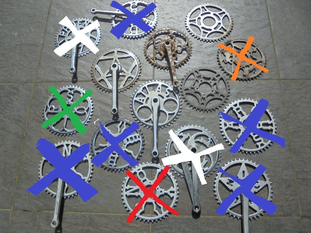 verschillende oude fiets tandwielen te ruil oldtimer antiek, Fietsen en Brommers, Fietsen | Oldtimers, Ophalen of Verzenden