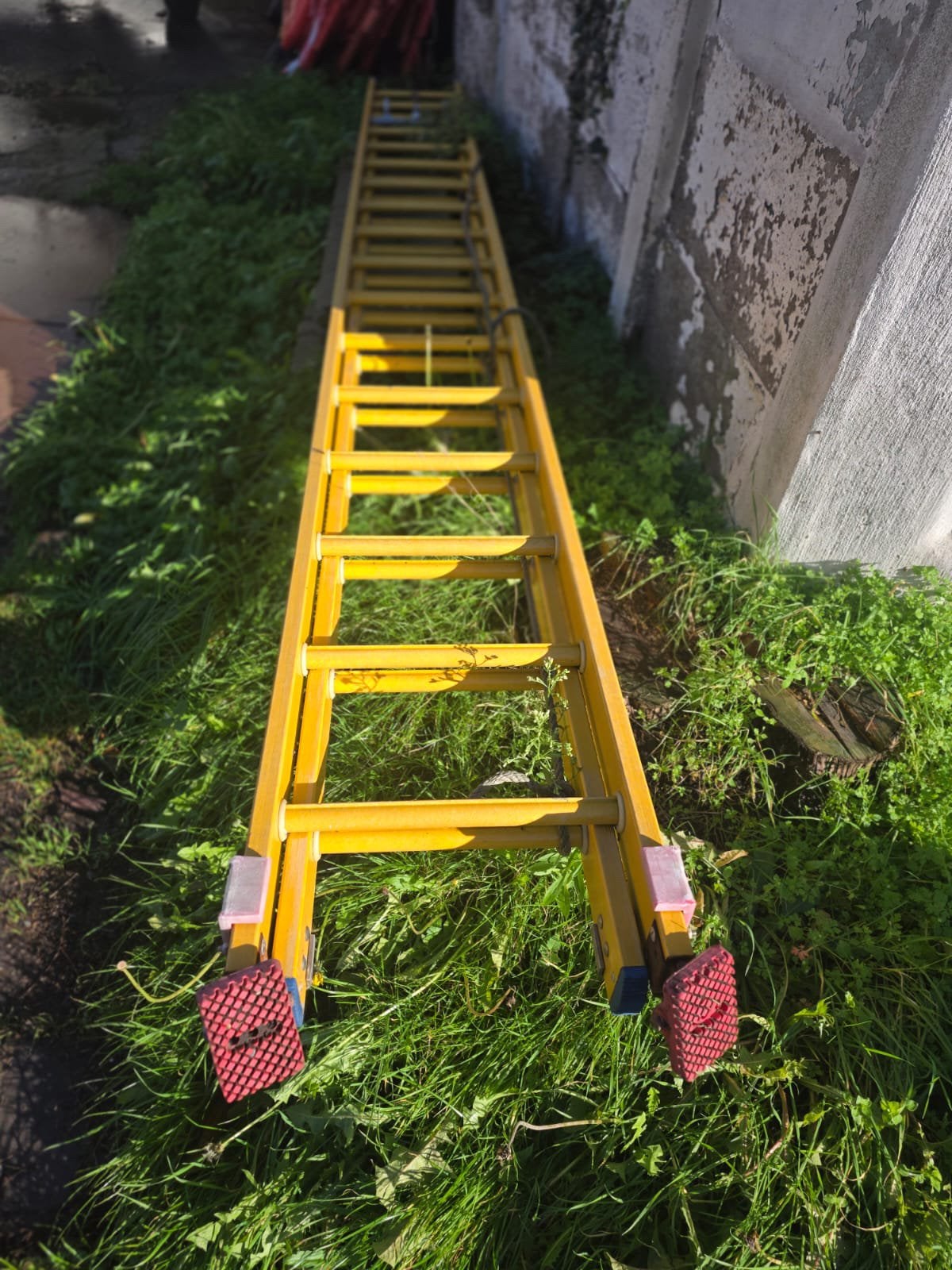 GVK-ladder 10m (glasvezel), Ophalen, Zo goed als nieuw, Ladder, Opvouwbaar of Inschuifbaar