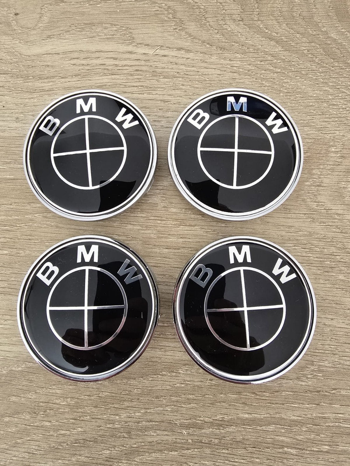 Capuchons centraux Bmw en carbone noir blanc ou noir blanc 6, Enlèvement ou Envoi, Neuf
