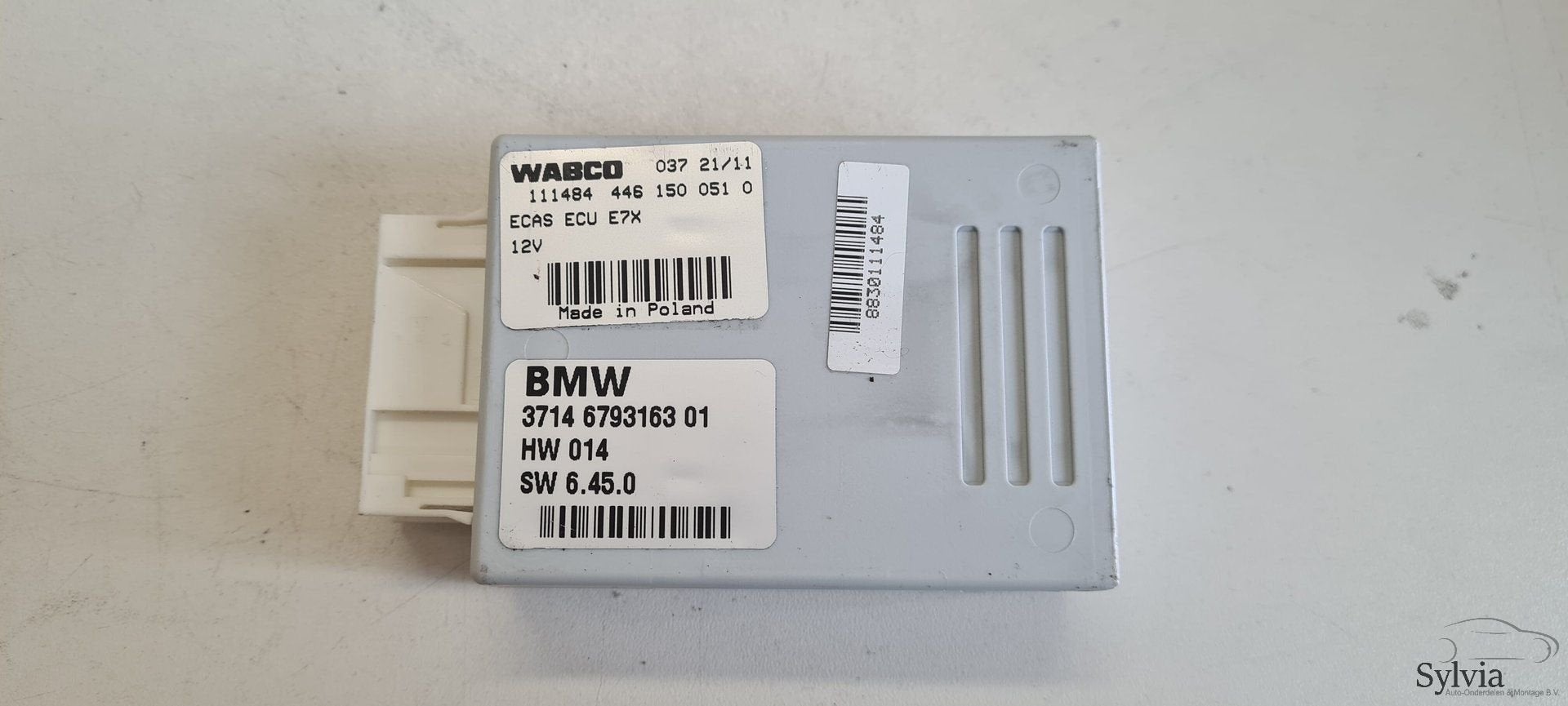 Luchtvering controol module ECAS BMW E70 E71 E72 6793163, Gebruikt, -, -, Ophalen of Verzenden