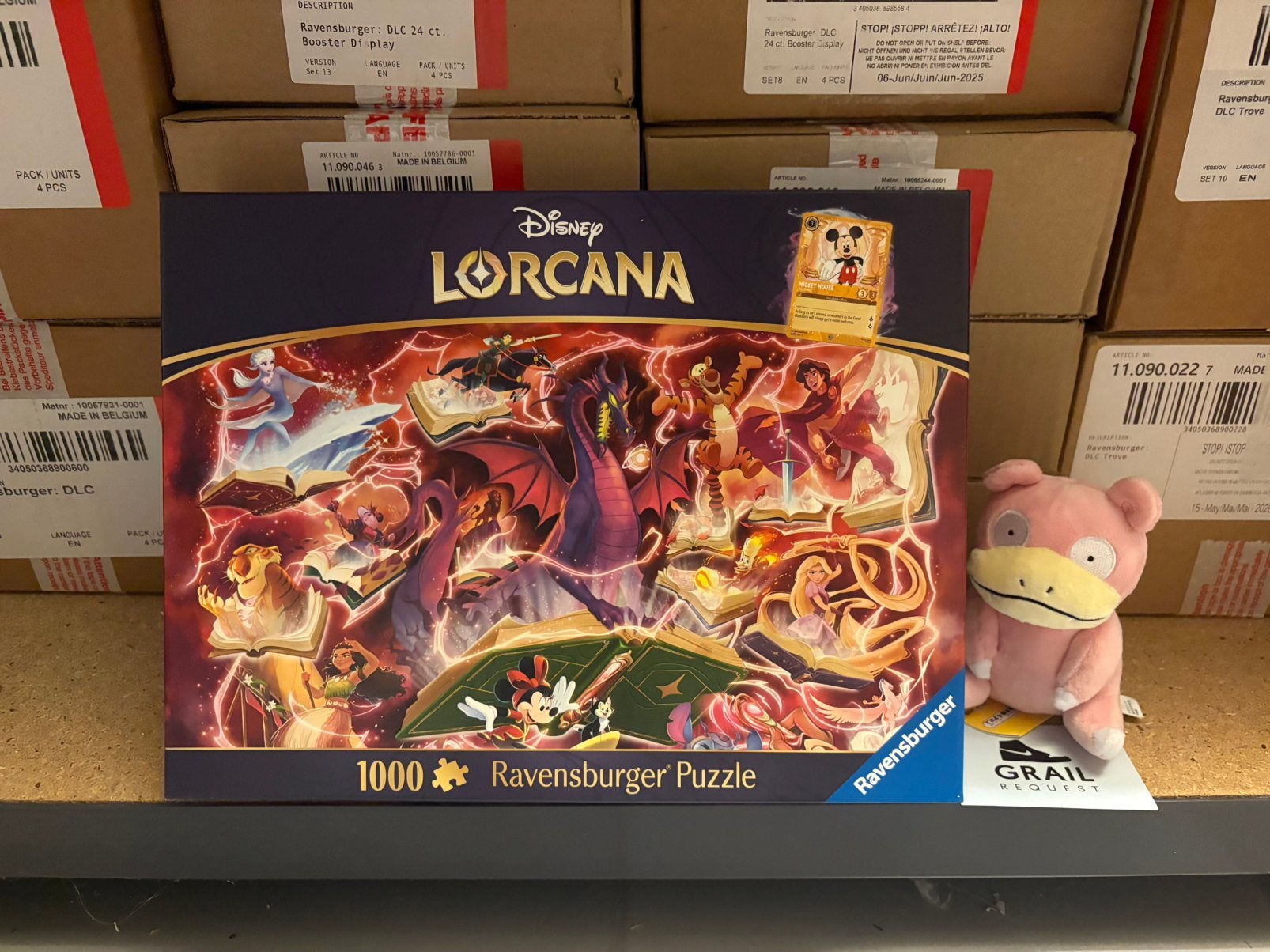 Disney Lorcana puzzel Jigsaw Glimmers of the Realm: Ruby, Collections, Disney, Comme neuf, Enlèvement ou Envoi
