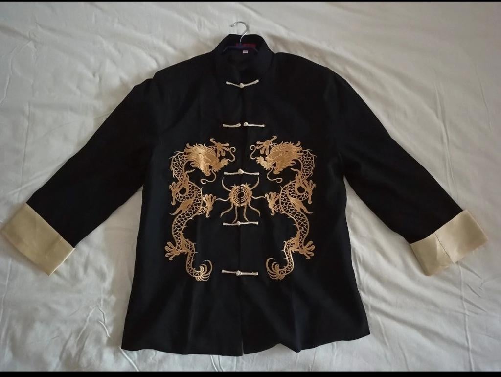 Chemise Tang brodée or Lian Lin, Ophalen, Nieuw