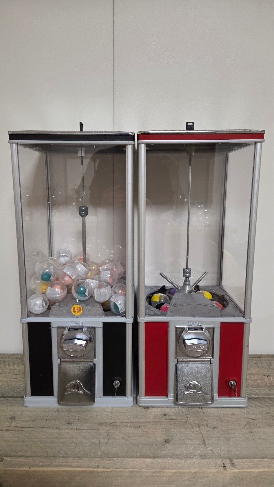 50 mm ballen automaten, Verzamelen, Ophalen of Verzenden, Zo goed als nieuw