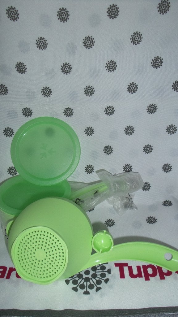 Petite passoire Tupperware + couvercle Nouveau, Enlèvement ou Envoi, Neuf, Vert