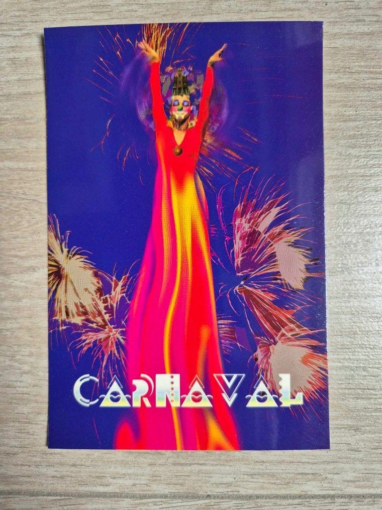 Postkaart Aalst carnaval 1997, Enlèvement ou Envoi, Non affranchie