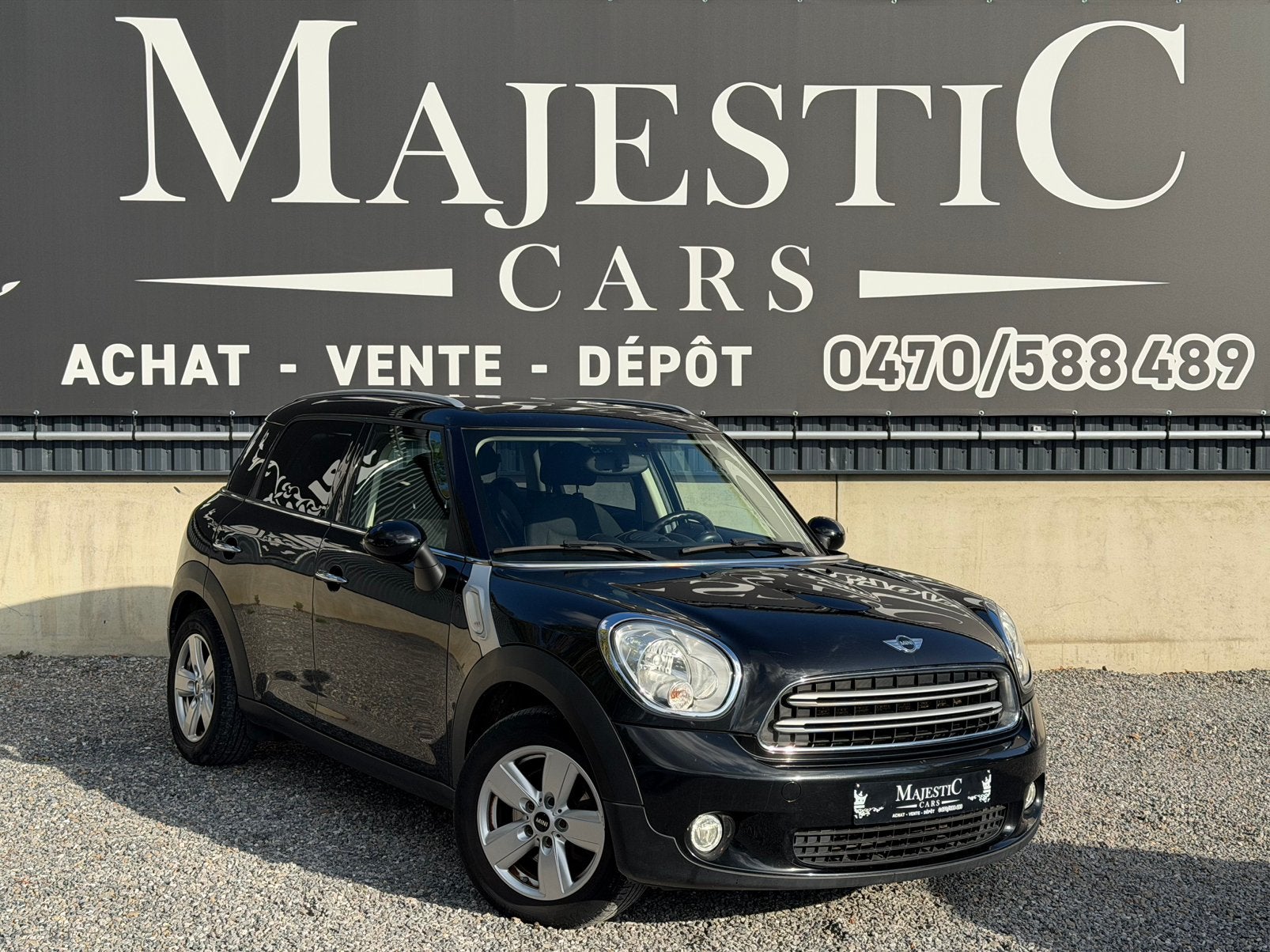 Mini Countryman 1.6e. 110ch. 2015. 170.000km, Capteur de lumière, Achat, Boîte manuelle, Noir