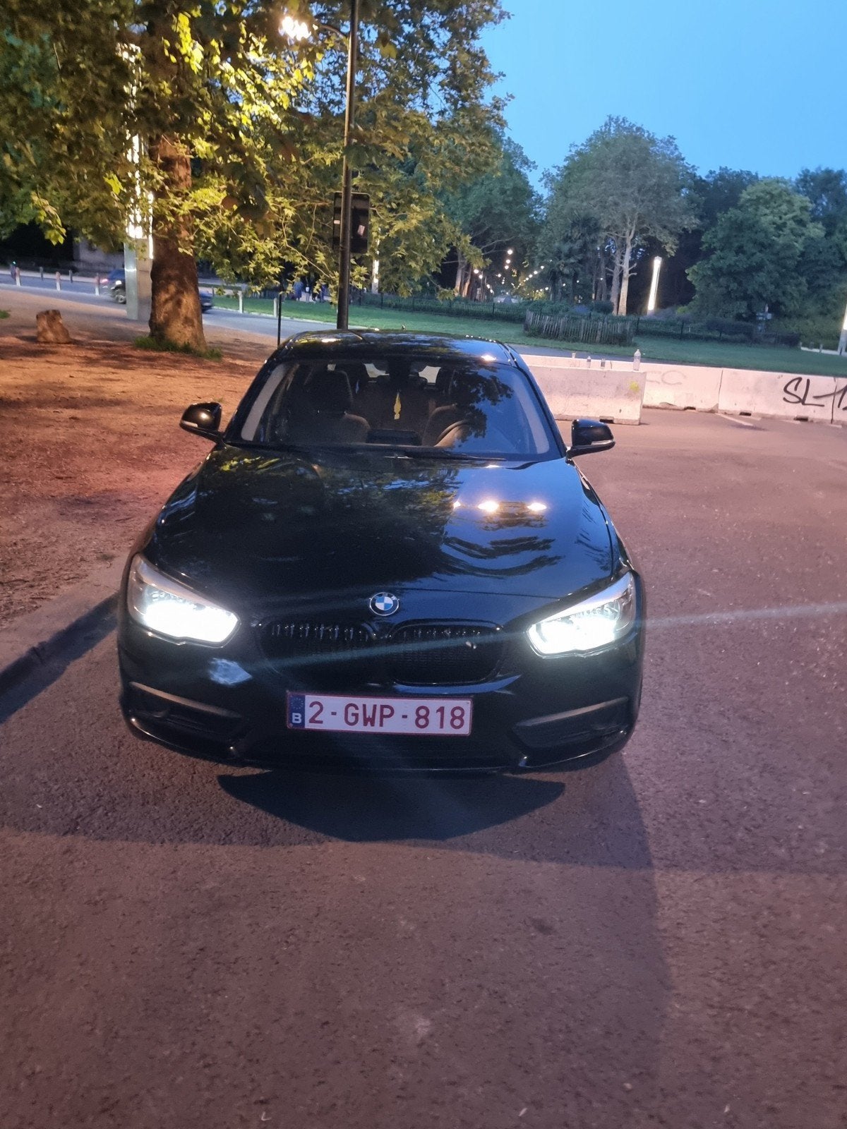 BMW F20 118I KLAAR VOOR REGISTRATIE 2019, Auto's, BMW, 100 kW, 1750 kg, Zwart, Bedrijf