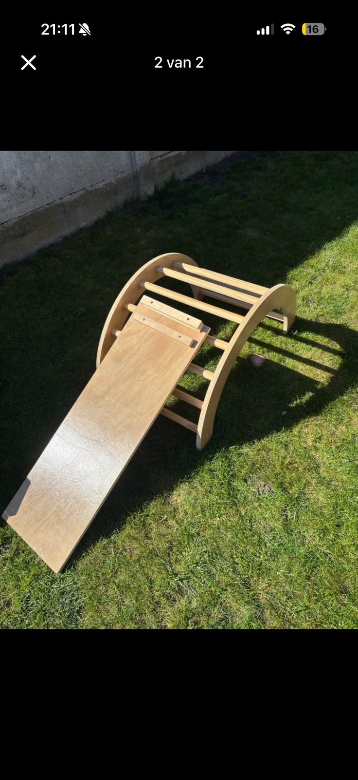 Klimboog/klimrek, Ophalen, Zo goed als nieuw