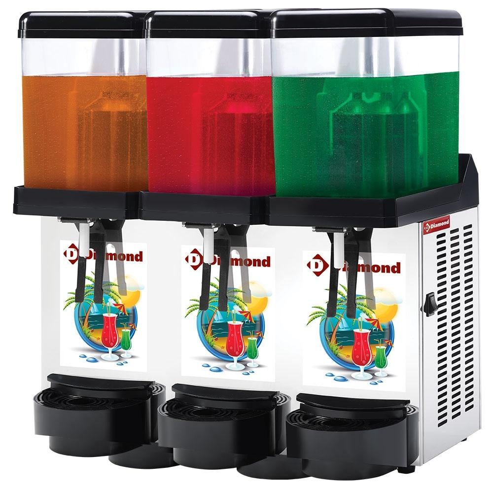 Distributeur de boissons réfrigerées, 3x 12 Lt., Hobby & Loisirs créatifs, Articles de fête, Neuf, Article de fête, Envoi