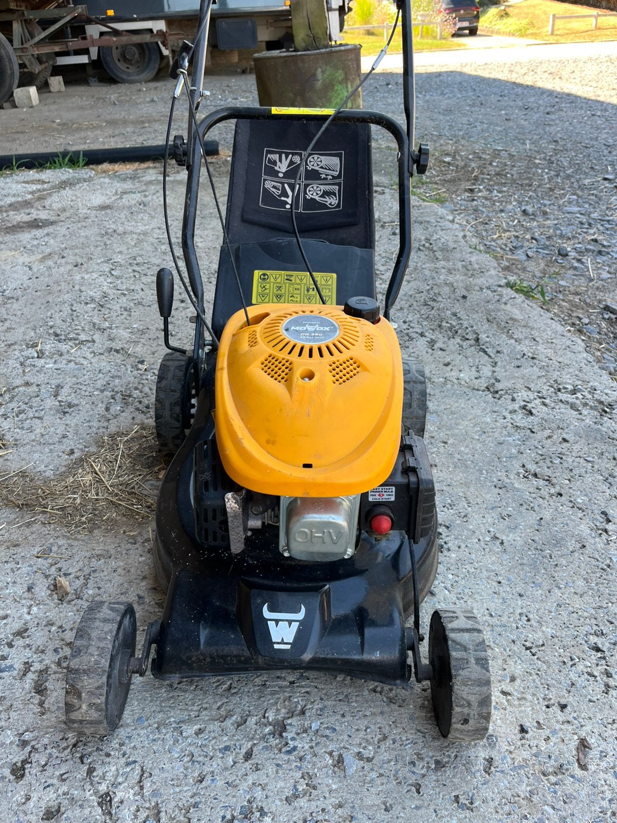 Tondeuse, Ophalen, Zo goed als nieuw, 30 t/m 39 cm, Kooimesmaaier
