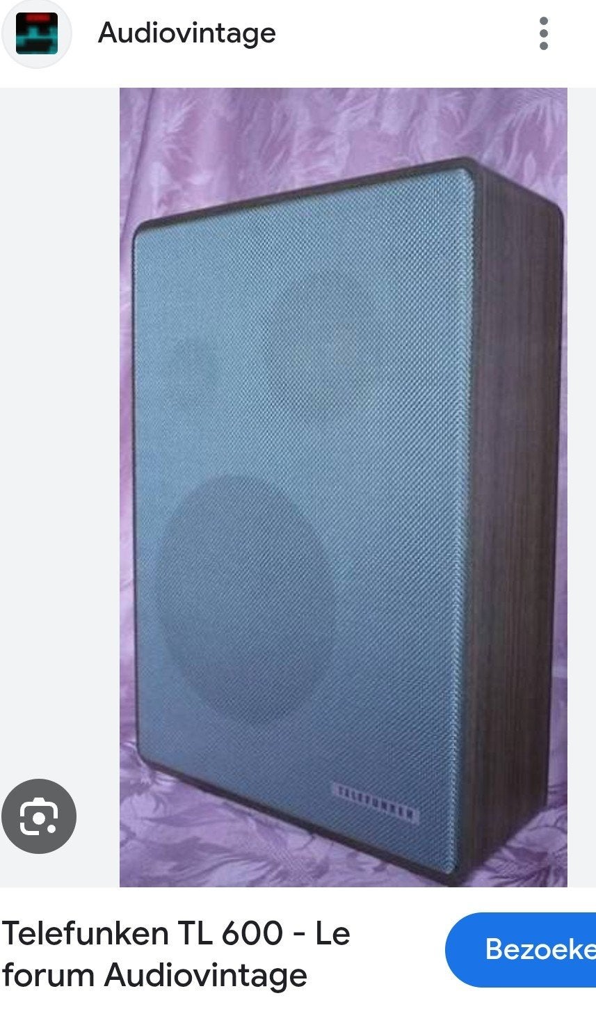 Telefunken TL600 in goede staat, TV, Hi-fi & Vidéo, Enlèvement