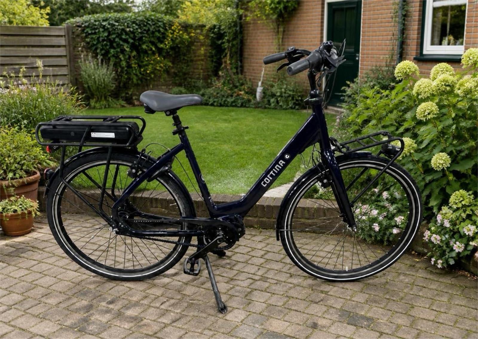 Elektrische fiets Cortina - nieuwe riem + onderhoud, Fietsen en Brommers, Elektrische fietsen, Ophalen, Zo goed als nieuw, Cortina