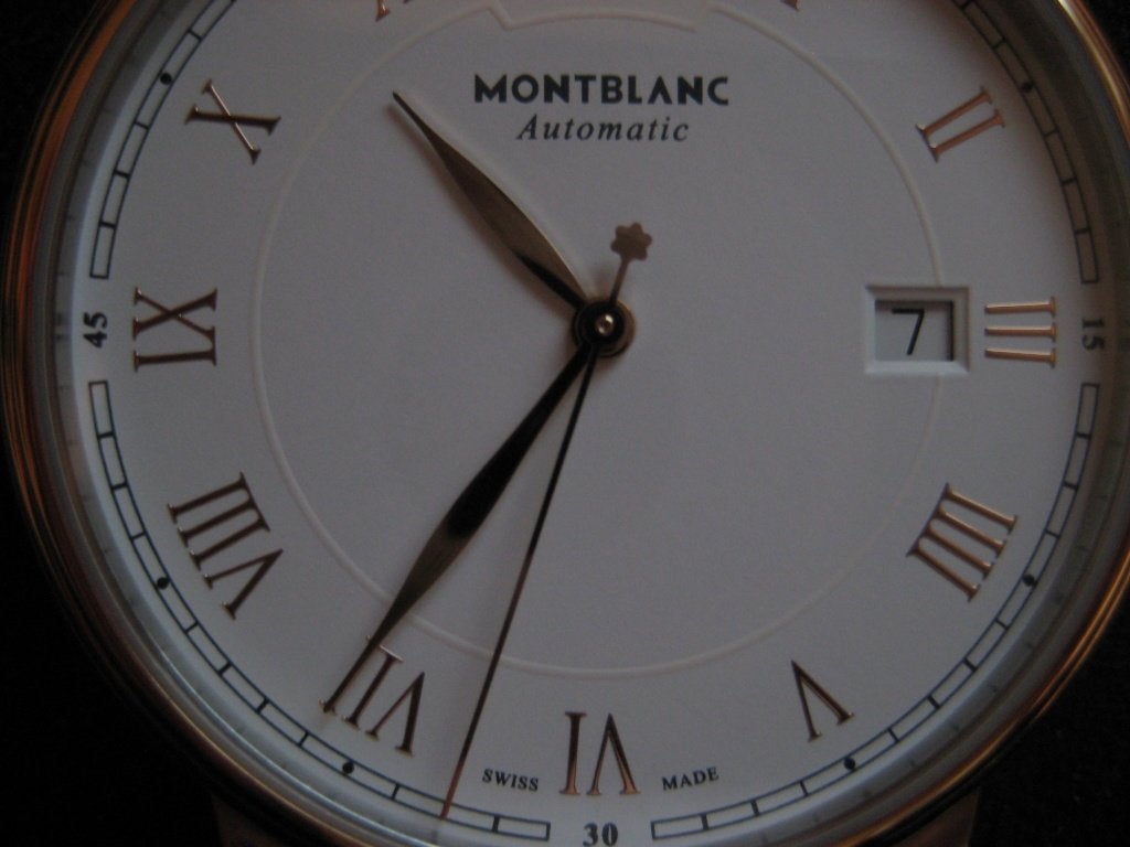 Prachtig Montblanc luxe uurwerk, Bijoux, Sacs & Beauté, Enlèvement ou Envoi, Comme neuf, Montre-bracelet