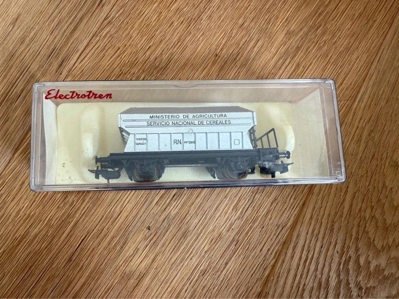 Graanwagen Servicio Nacional de Cereales H0 Electrotren 1400, Overige merken, Gelijkstroom, Wagon, Ophalen of Verzenden
